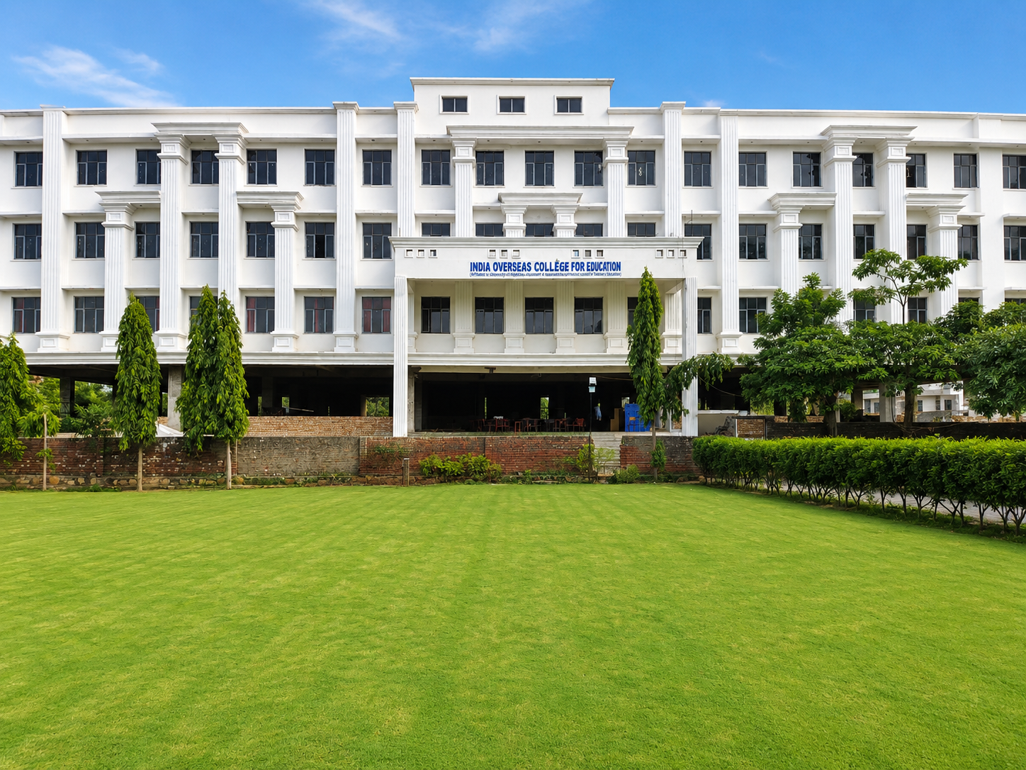 Students at India Overseas College For Education